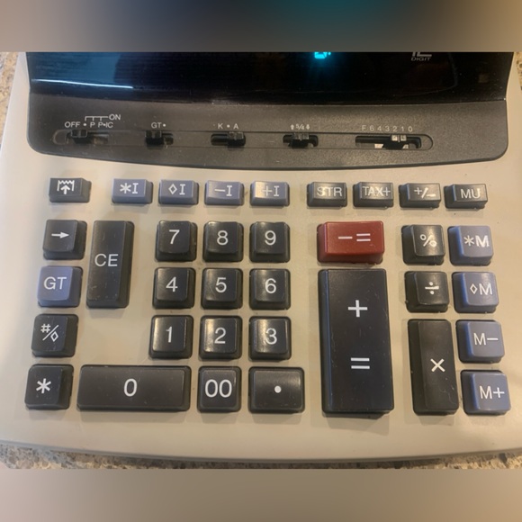 Sharp Compet VX-2652H Electronic Printer Calculator Desktop Large Keys Working - Picture 2 of 6